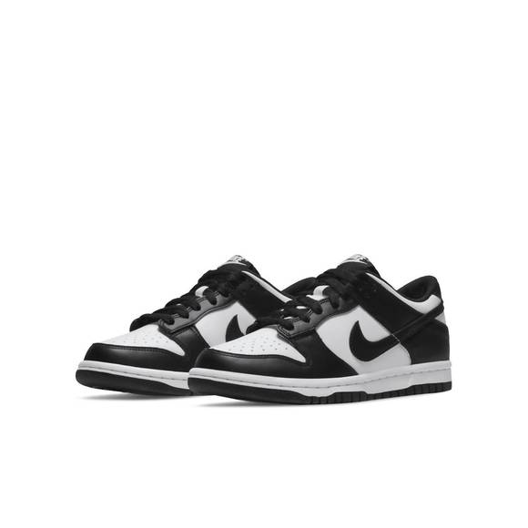 NEW NIKE kids dunk low panda sneakers in white/black-white - Picture 4 of 10